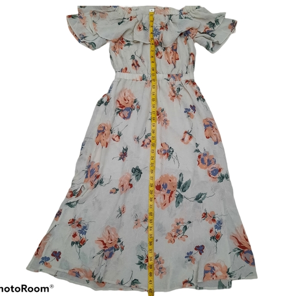 LUCKY BRAND Floral Off shoulder Dress - Picture 11 of 14